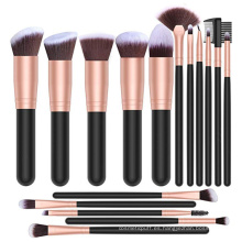 16pcs Travel Cosmetic Cepy Maquillaje de madera